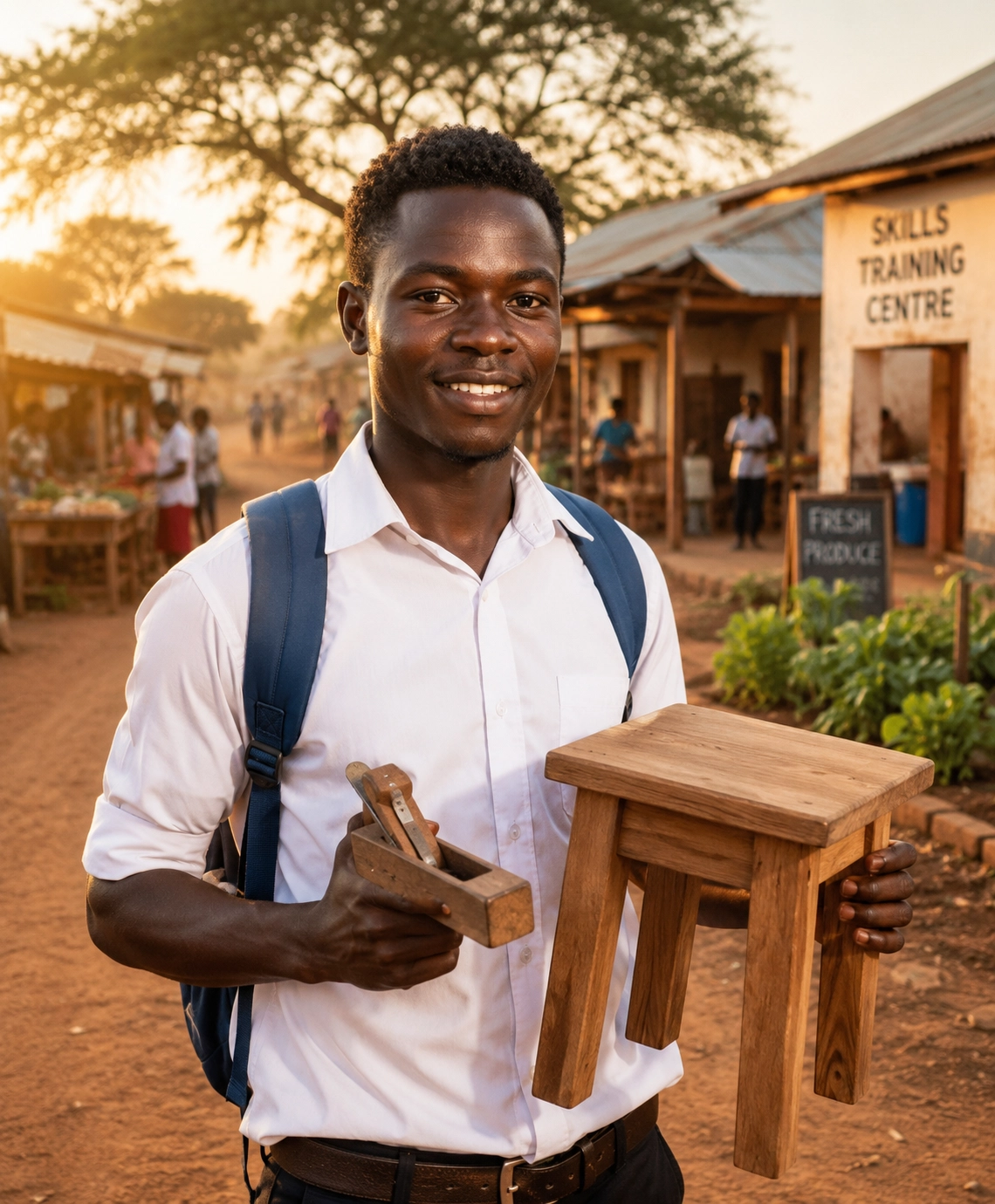 acholi youth carpentry training northern uganda